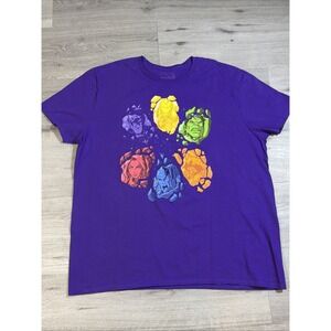 Marvel Avengers‎ Graphic T Shirt Purple 3XL Mens